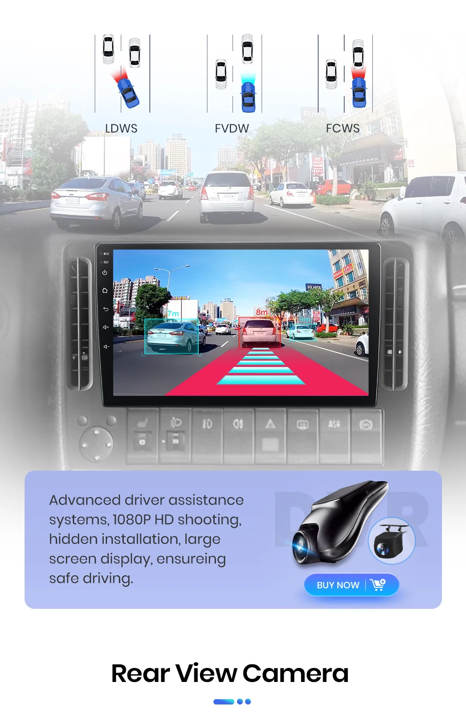Junsun Kabelloses CarPlay Android Auto Autoradio für Audi C4 100 1998+ GPS Multimedia 2 DIN – Detail 13