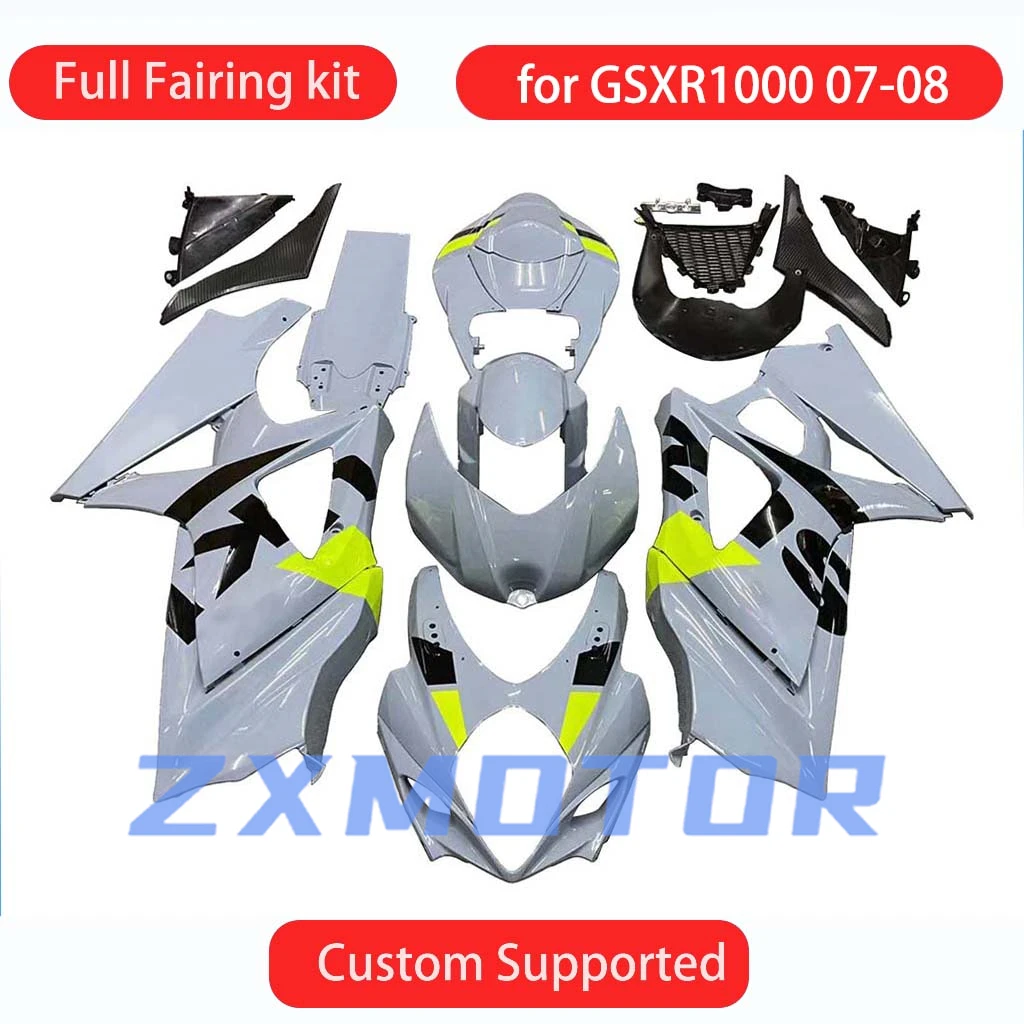 Full Fairing Kit GSXR 1000 2007 2008 Refitting Motorcycle Racing Customize Shell Fairings for GSXR1000 07 08