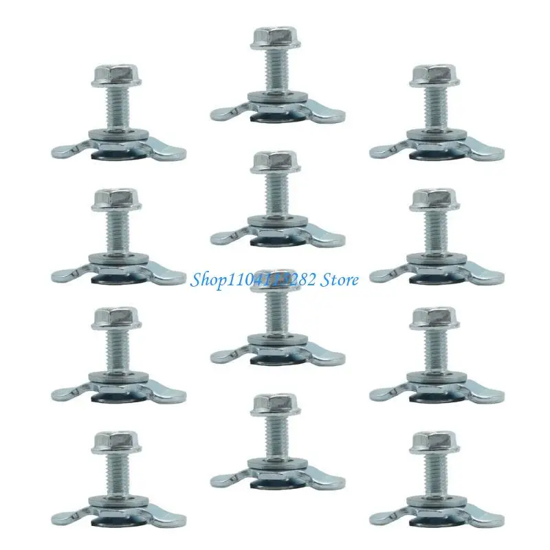 12pcs L Track Fitting Threaded Auto Tie Down Hardware 20/30/40mm