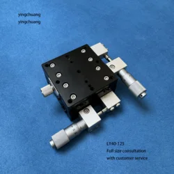 XY axis optical high-precision displacement platform cross roller guide linear displacement sliding table precisiondispla table