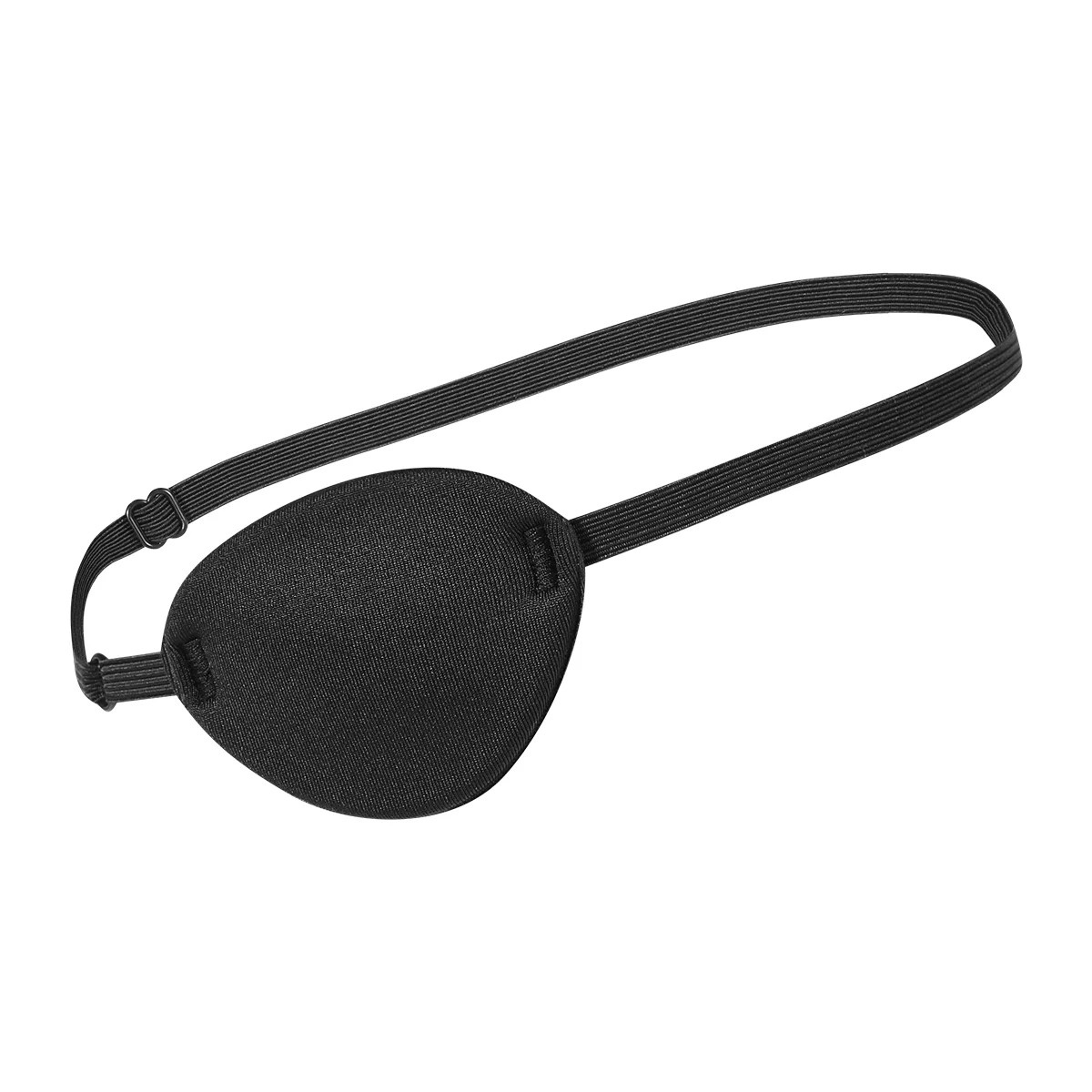 Pirate Eye Patch Single Eye Mask Adjustable Comfortable Black Adult Halloween Masquerade Party Costume