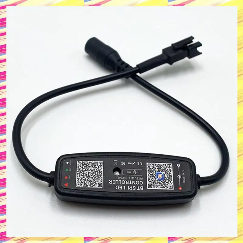 ABJJ WS2812B Controlador LED Bluetooth APP Control Controlador de música para SK6812 WS2811 WS2812 LED Pixel Light Strip