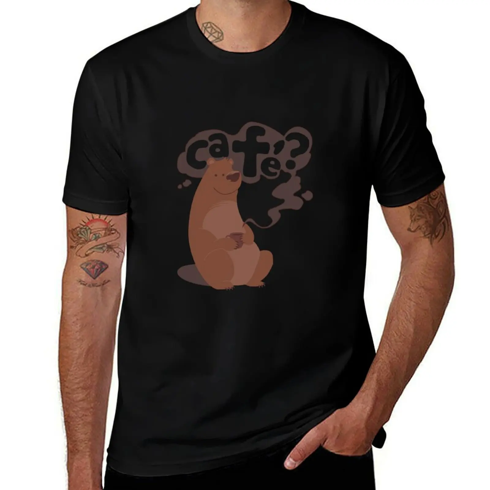 

Café T-Shirt aesthetic clothes anime stuff vintage anime shirt sweat shirts, men