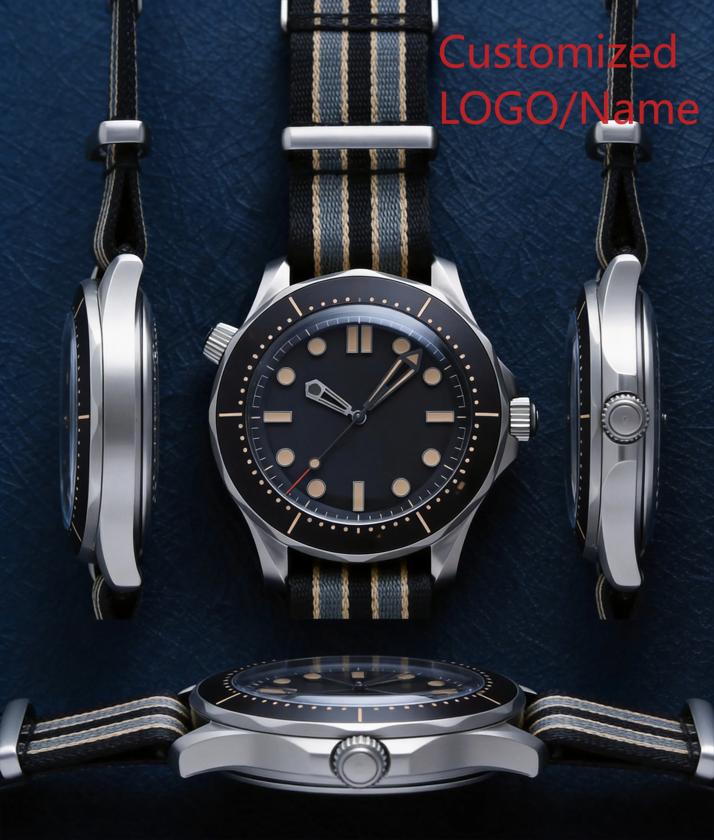 

A185 Store 42mm Men's Automatic Mechanical Watch, Green Dial, Rubber Strap, 904L Customized Watches