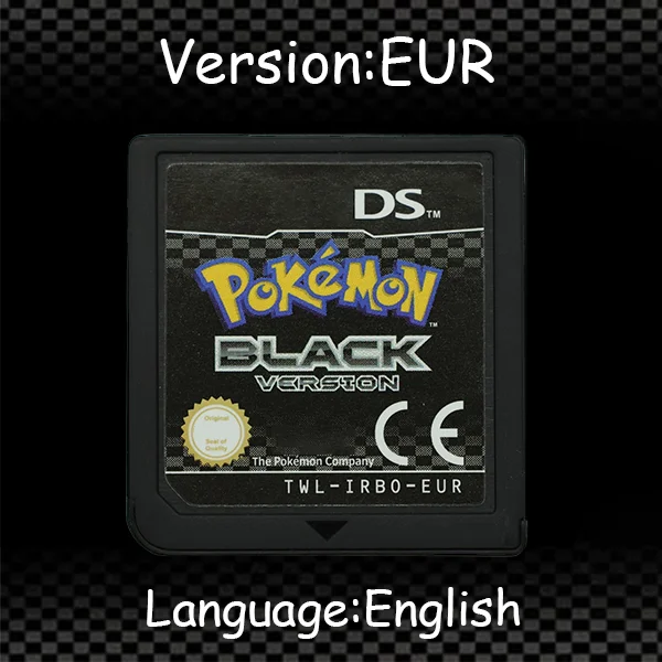 NDS Spielmodul Pokemon Schwarz Weiß Platin HeartGold SoulSilver USA EUR FRA ITA NOE AUS ESP Version für DS 2DS 3DS Konsole