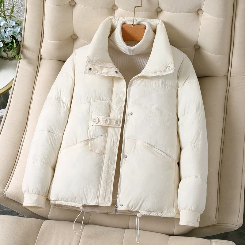 

Autumn Winter Short Warm Korean Casual Women's Cotton Down Jacket Parkas