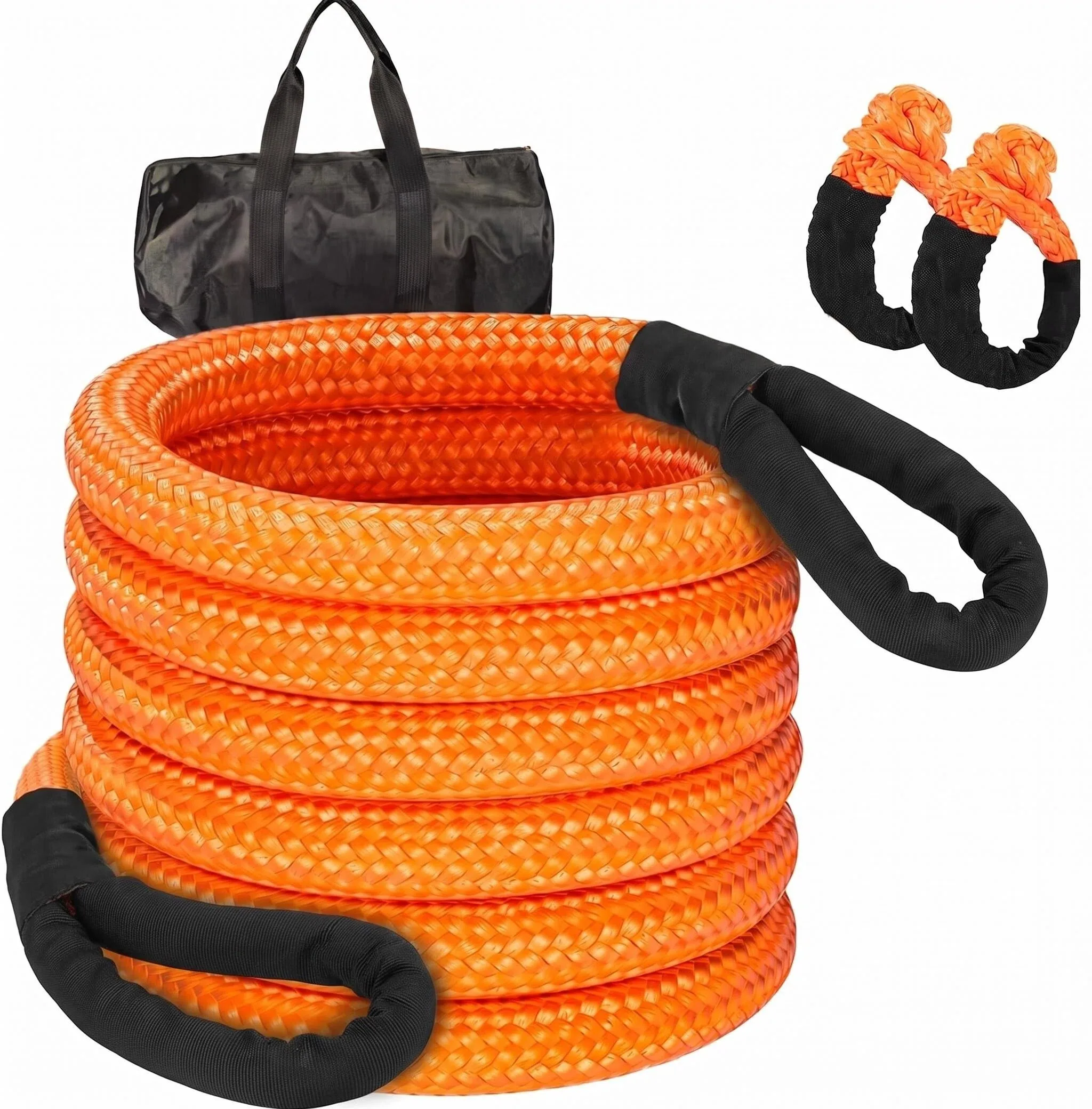 1-x-30'-kinetic-recovery-tow-rope-38000-lbs-heavy-duty-off-road-snatch-strap-extreme-duty-30-elasticity-energy-snatch