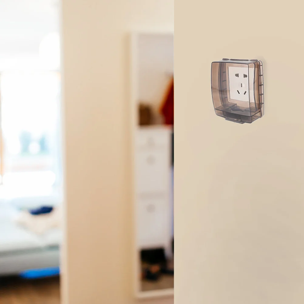 

Waterproof Socket Covers Outlet Receptacle Protector Electrical Shell Switch Socket Cover Dust Proof Transparent Design Easy