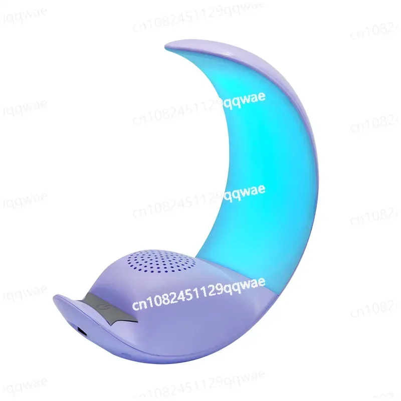 Bluetooth Speaker Multi functional Phone Stand Bedside Atmosphere Night Light Speaker