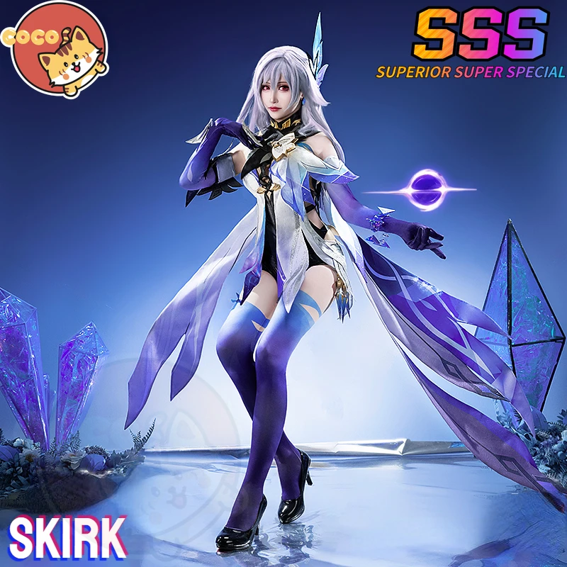 

Genshin Impact Skirk Cosplay Game Genshin Impact Cosplay Skirk Mysterious Swordswoman Costume Skirk Cosplay Wig CoCos-SSS