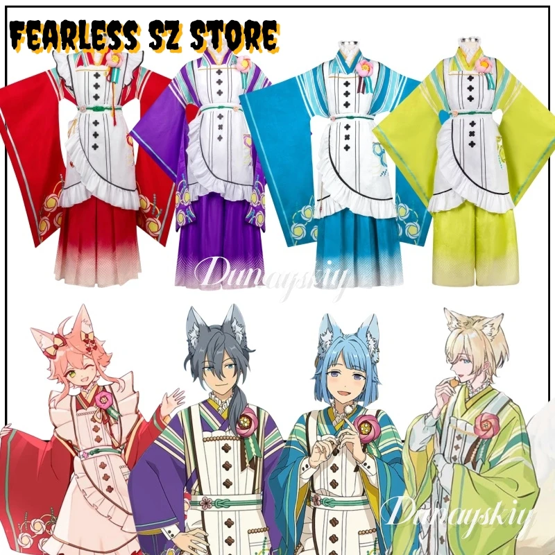 

Ensemble Stars Cosplay Costume Custom Size Tori Himemiya Tenshouin Eichi Shiina Niki Shino Hajime Cosplay Men Women Party Kimono