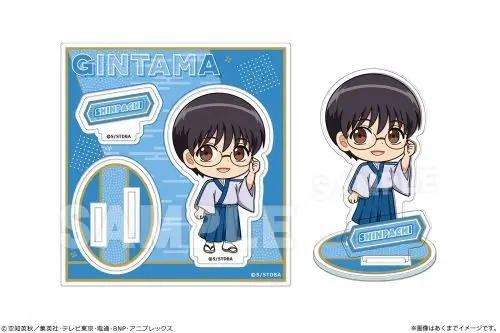 10cm Anime GINTAMA Acrylic Stand HD Figure Model Plate Cosplay Decoration Kagura Sadaharu Shimura Shinpachi Kagura Gift