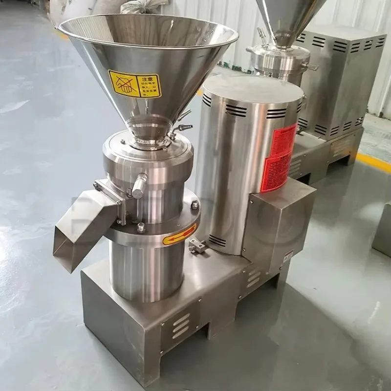 Stainless Steel Colloid Mill Machine Engine Motor for Cream Ointment Flour Mill Bakery Production High-capacity 150-200KG/H