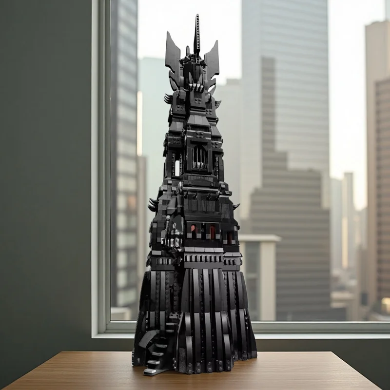 

2000+ pcs Black Tower home decoration bricks educational toys Christmas gifts birthday boy gifts