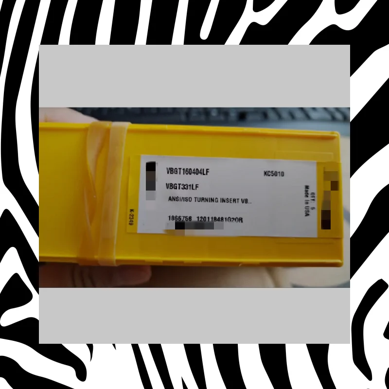 

VBGT160404LF KC5010 CNC blade