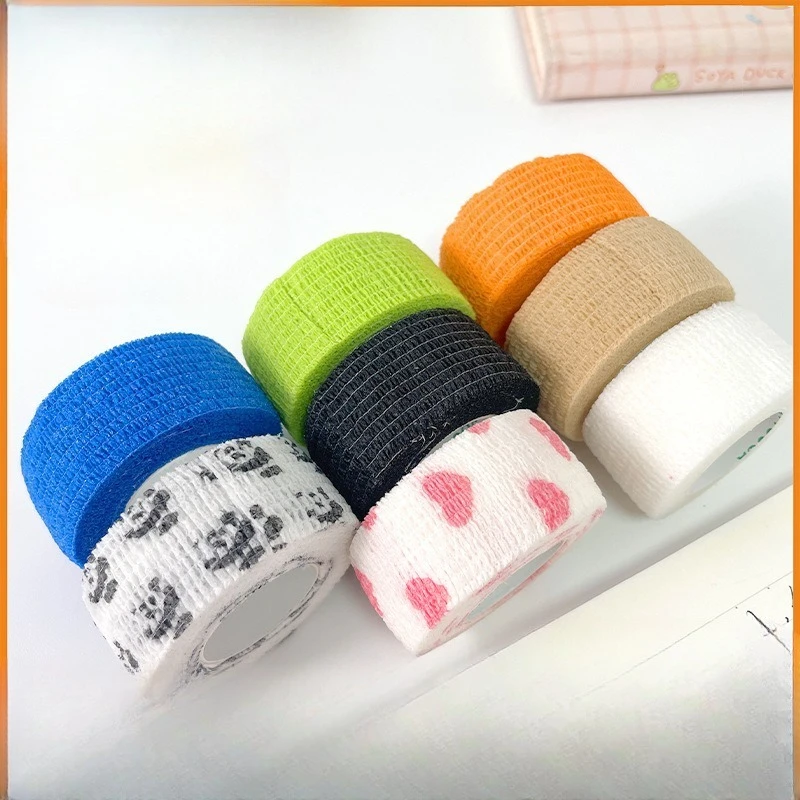 Self‑Adhesive Elastic Finger Bandage Anti‑Callus Anti‑Wear Finger Protector Wrap Tape for Students Writing, Minor Wound Dressing