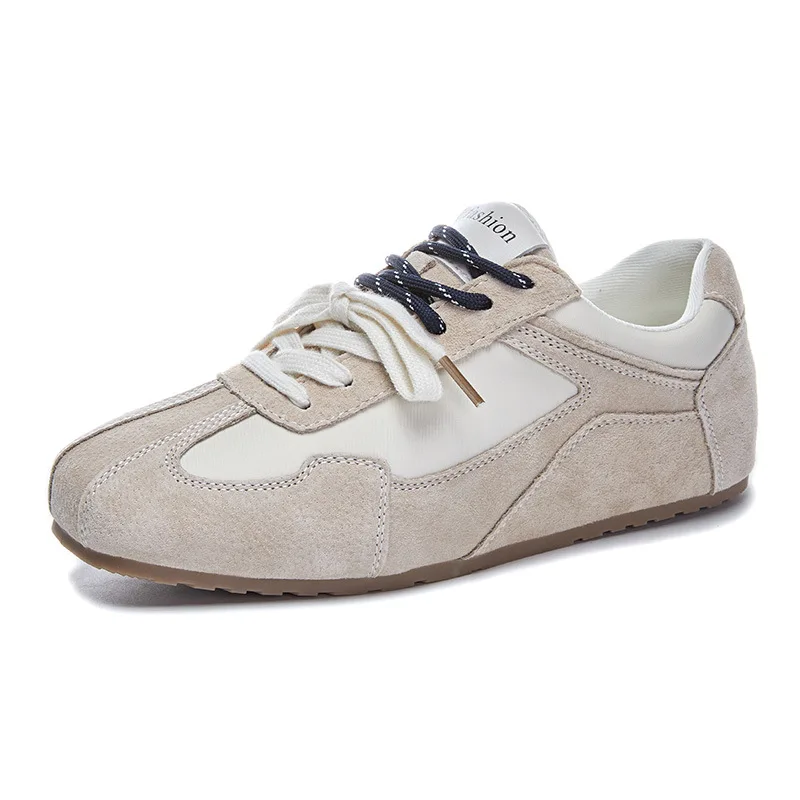 

DIMANYU Women Sneakers Genuine Leather 2025 New Spring Dexun Shoes Women Retro Inner Elevated Casual Women Forrest Gump Shoes