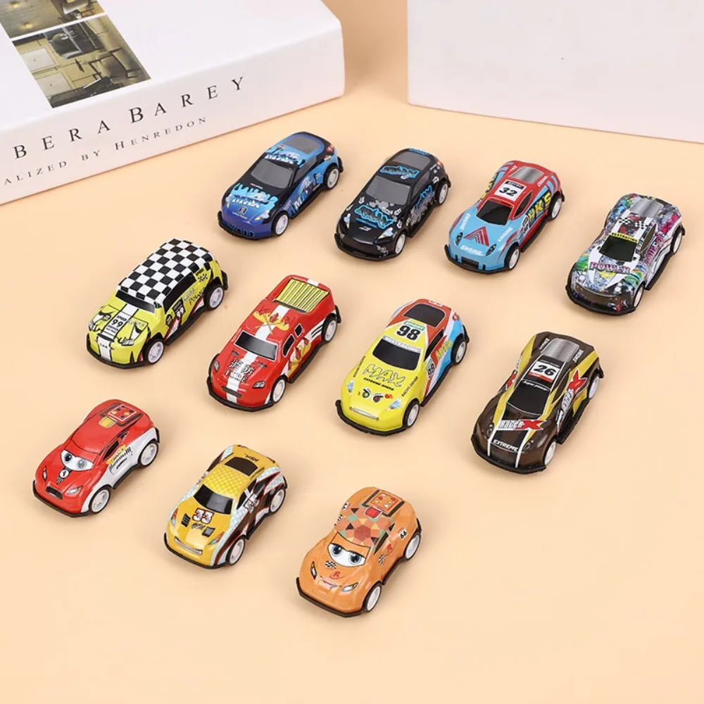 Spielzeugauto aus legiertem Metall für Kinder und Jungen, zum Zurückziehen, Mini-Fahrzeug, Sammlerstück, Geschenk für Kinder, lustiges Spielzeit, Zuhause, Schule, Spiel 124
