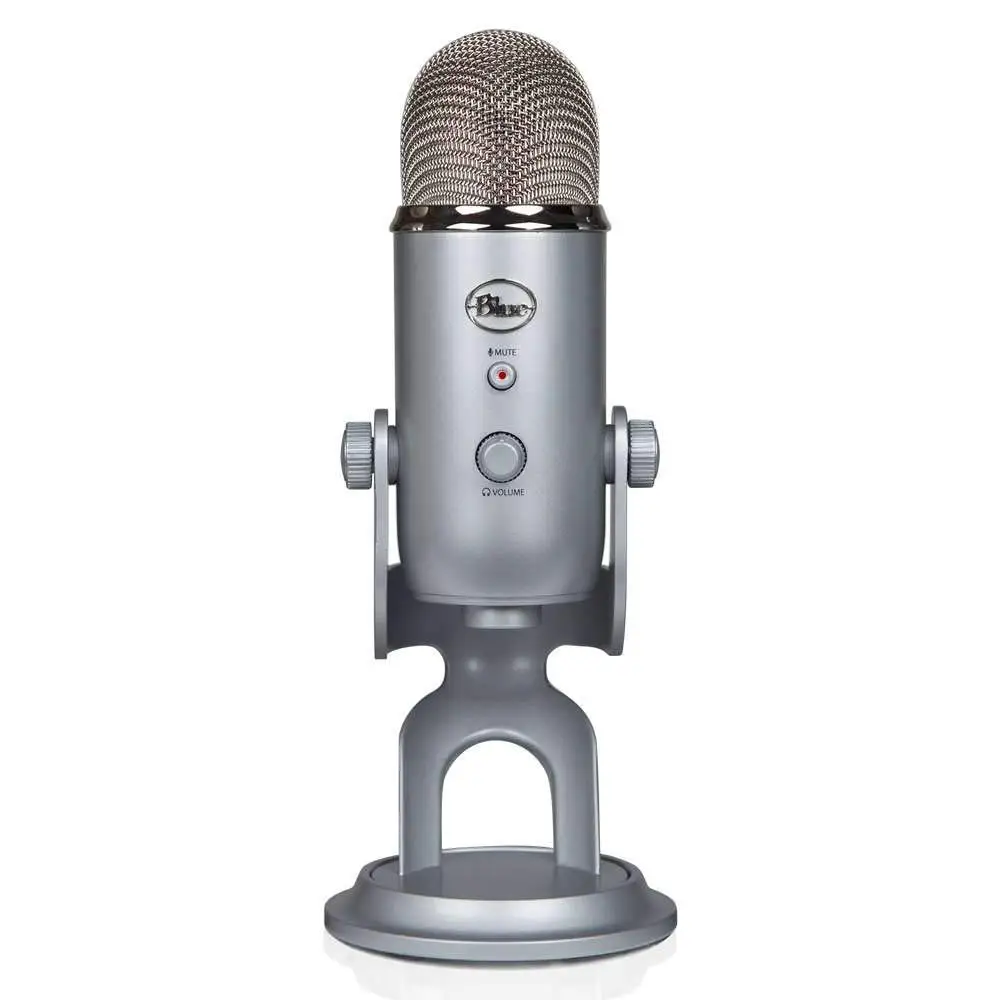 Original Blue Yeti USB Condenser Microphone For Live Broadcasting And Recording Sound With Inner Sound Card