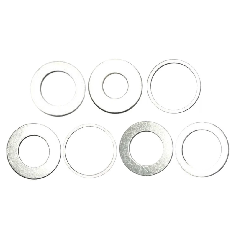 7Pcs Circular Reduction Rings Stainless Steel Cutting Disc Conversion Dropship