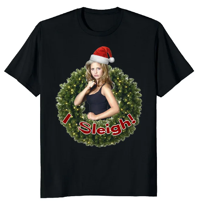 NEW LIMITED A Very Buffy Christmas Classic Novelty Tee  Fast ShippingAnime Pattern Summer Clothing