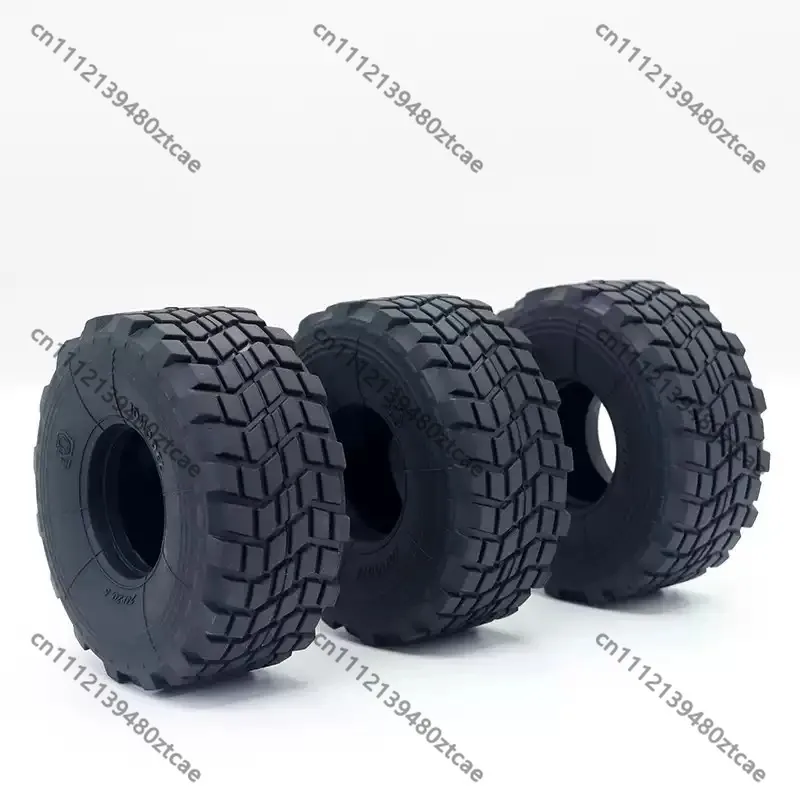 Heavy‑Duty Tractor‑Truck Rubber Wide Tire, 45mm Width, 100mm Outer Diameter, Simulation Tyre Upgrade Spare‑Part for Hobby Model