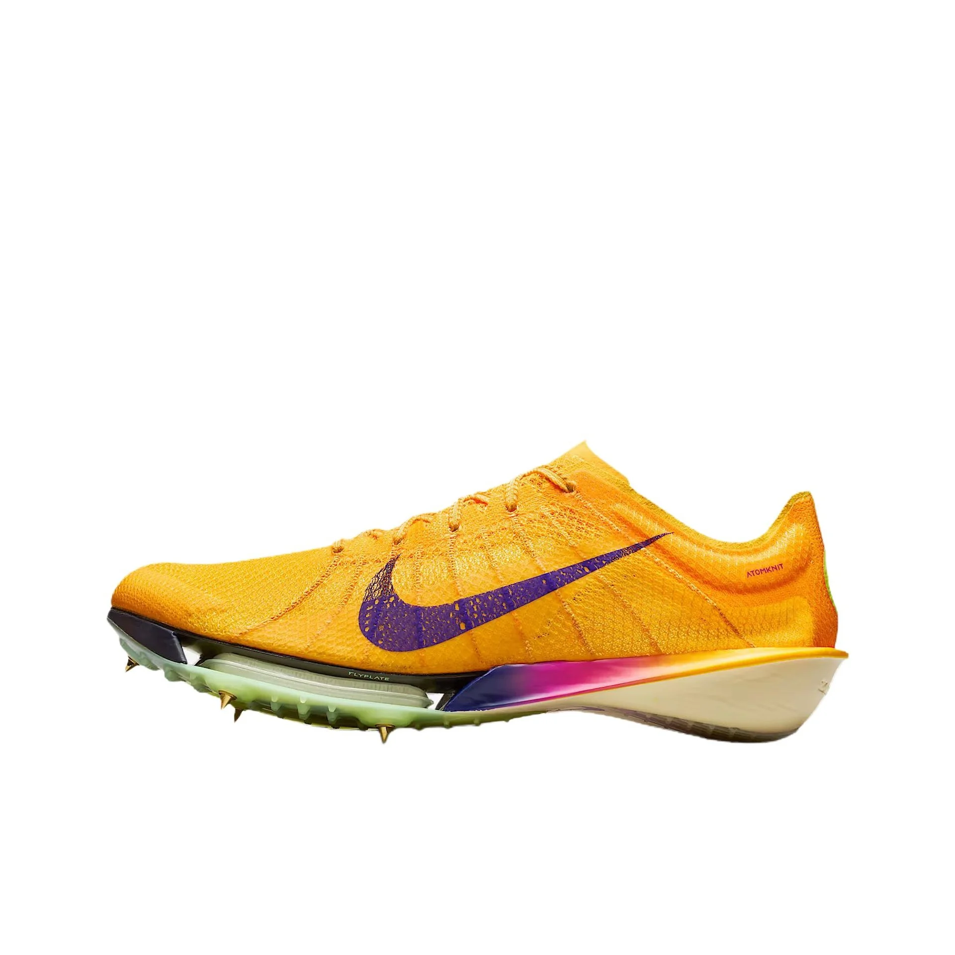 Nike Victory 2 Breathable Low top Carbon Fiber/Foam Casual Track & Field Competition Running Shoes Men's Orange FD8411-800