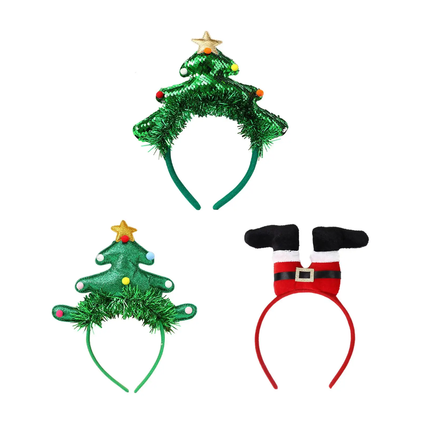 Christmas Headband Cute Fancy Dress up Hair Accessories for Party Favors Festive