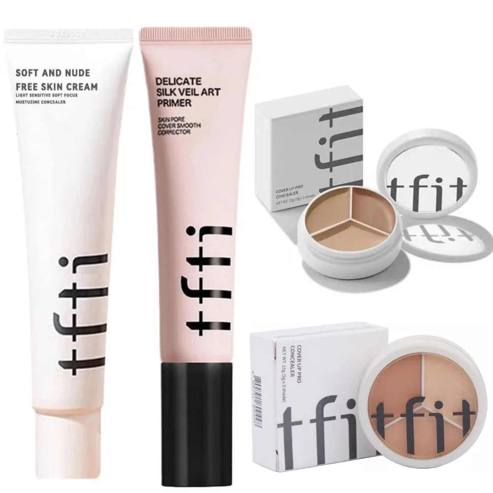 TFIT コンシーラー韓国フェイシャルメイクアップファンデーションクリームブライトニング補正ファンデーション目に見えない毛穴ライトオイルフリーベースメイク