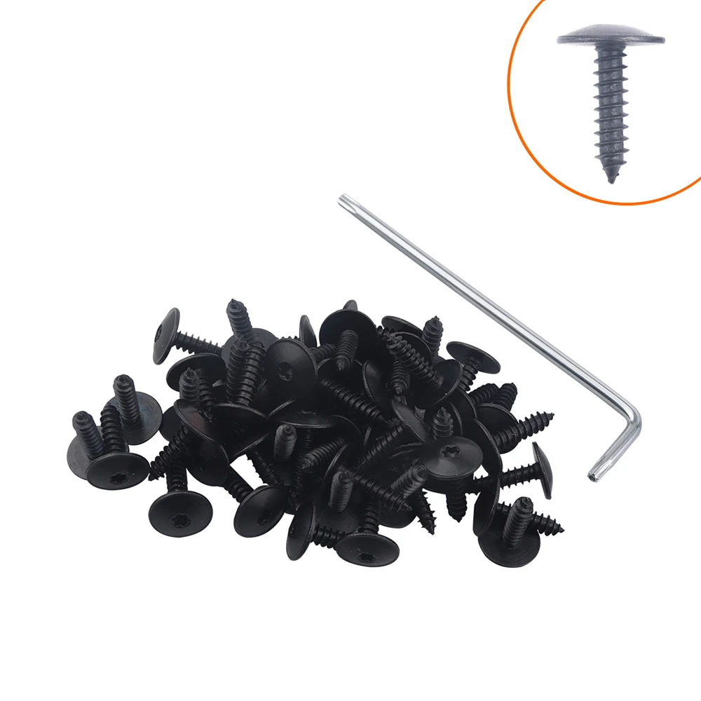 30pcs N90974701 for VW Engine Cover Undertray Splash Guard Fender Mud Flaps Wheel Arch Torx Screw 5 x 16 mm Bolt  With wrench