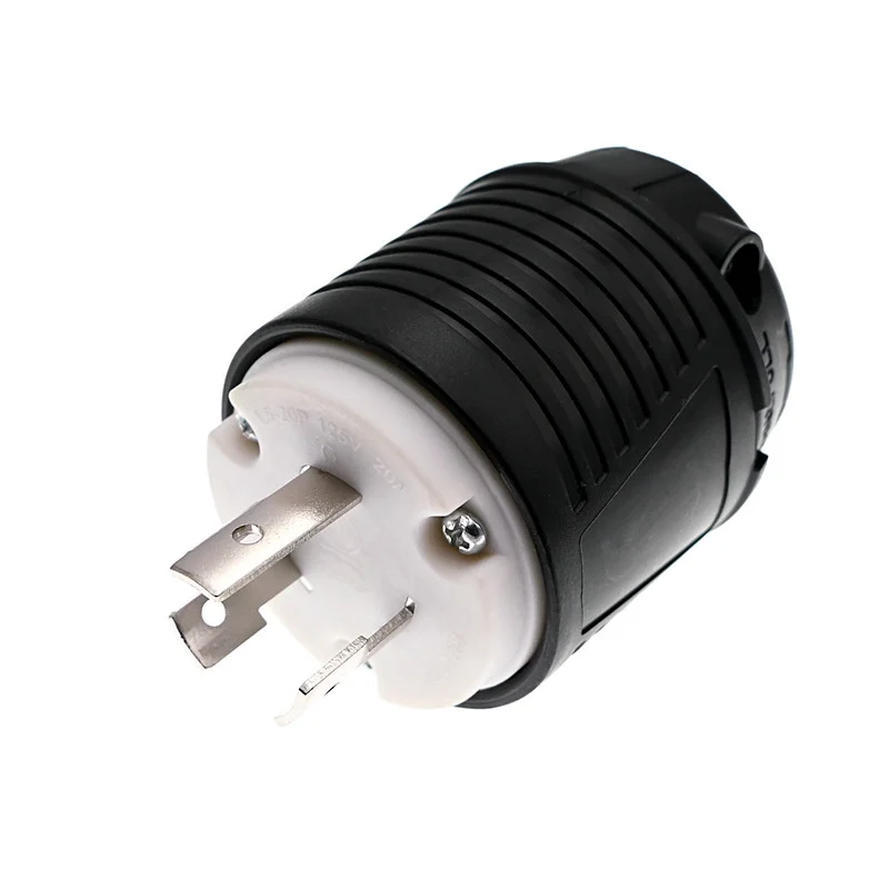 NEMA L5-20P/L5-20R 125V 20A three pin American standard plug-in assembled generator dryer plug