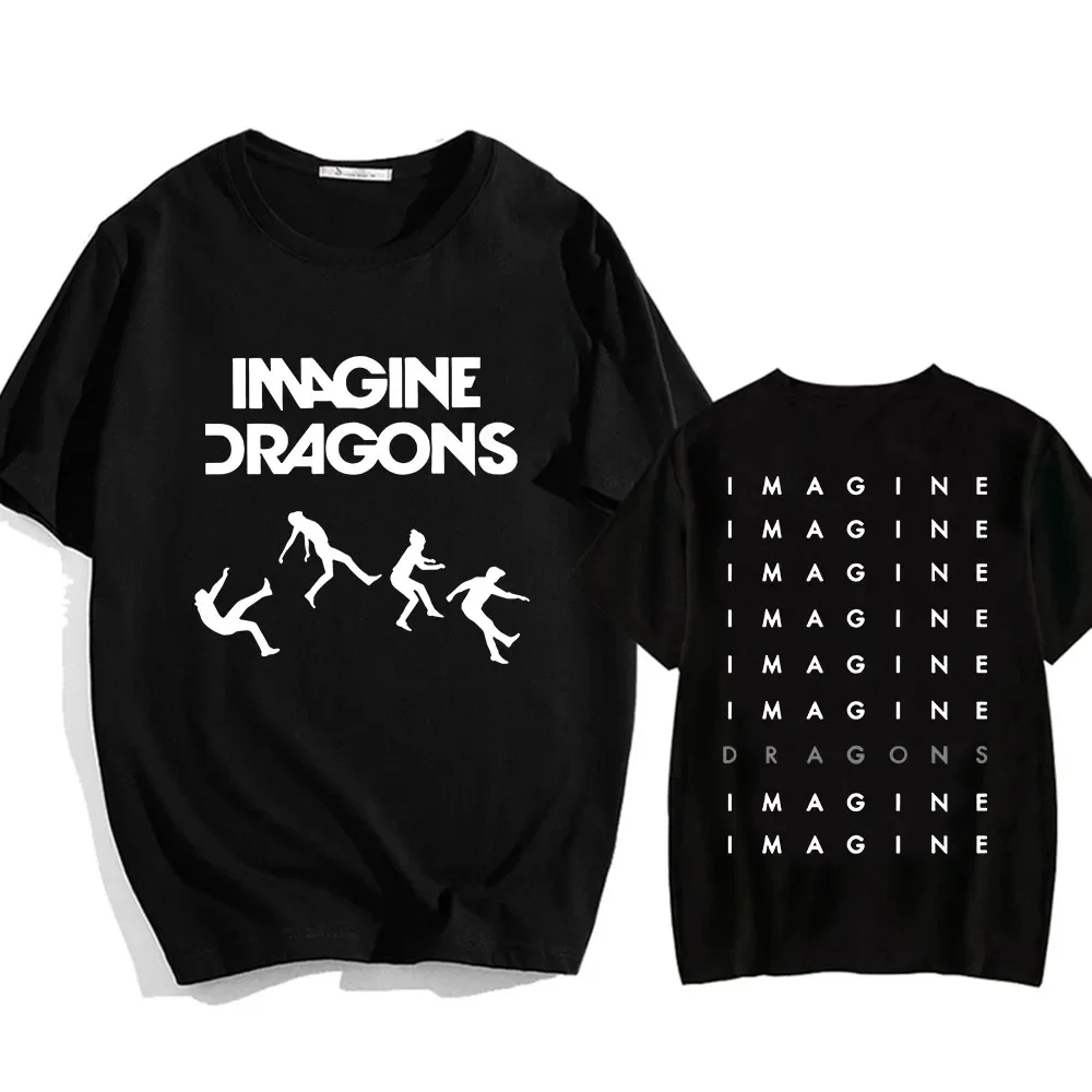 

Imagine Dragons Loom Tour 2025 T-shirt Short Sleeve Cotton Men/Women Tshirts High Quality Soft Unisex Streetwear Hip Hop Fashion