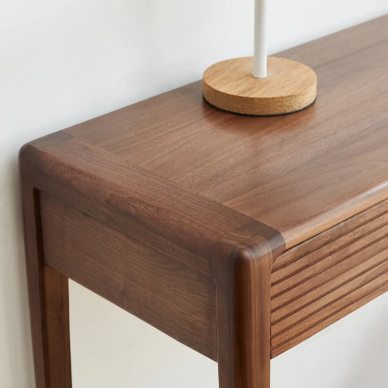 الجوز الأسود الخشب وحدة التحكم الجداول الشمال صغيرة الحجم شقة مدخل وحدة التحكم الجداول أثاث غرفة المعيشة الحديثة ميسا JTC