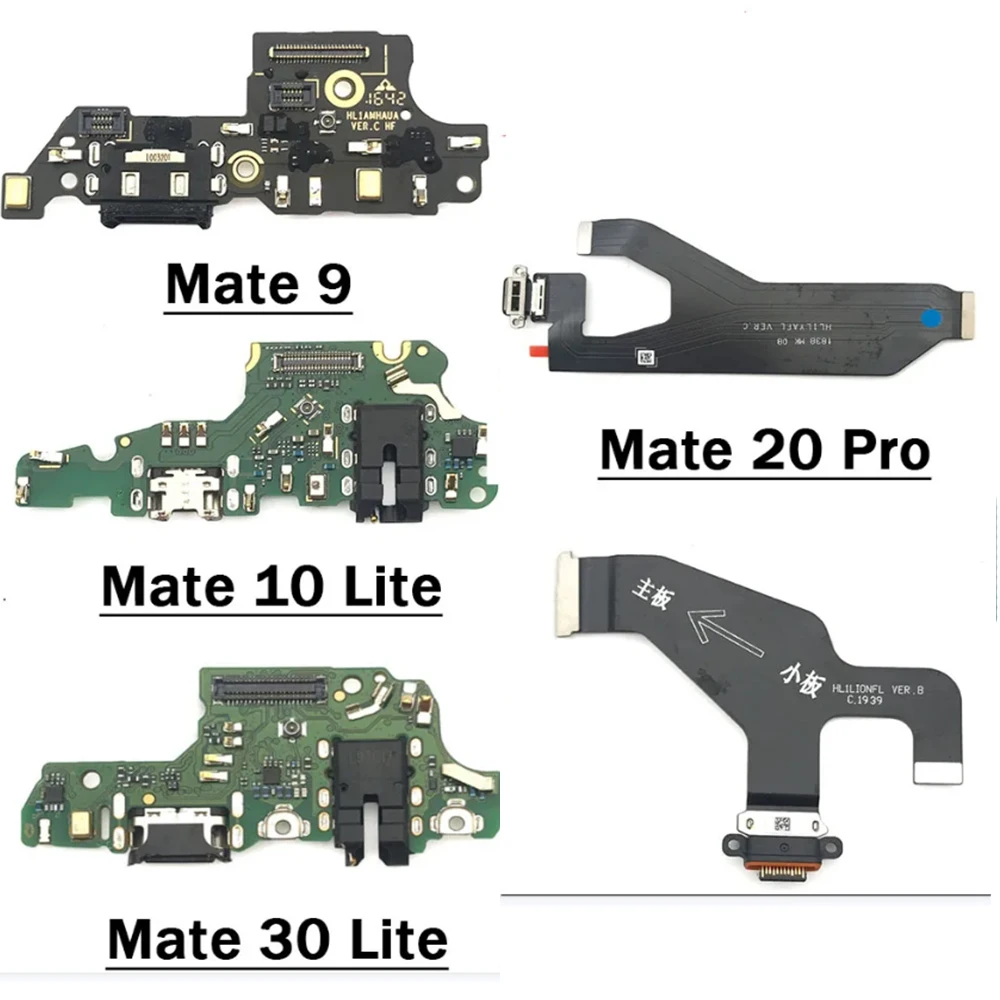 

USB Charge Port Jack Dock Connector Charging Board Flex Cable With Micro For Huawei Mate 9 10 20 30 Lite Pro 20X