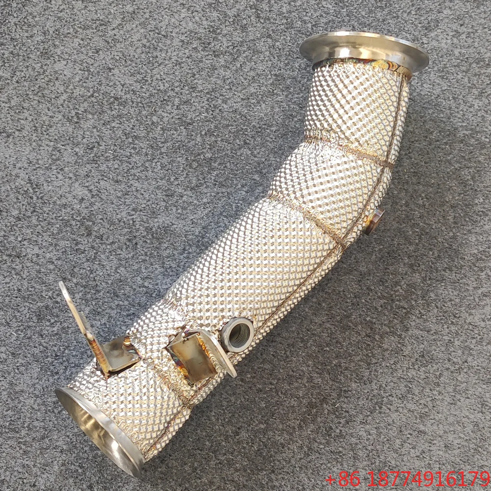 

MM OEM Factory Downpipe for M135/M135i N55 3.0T 2013-- Free Flow Downpipe Exhaust Downpipe
