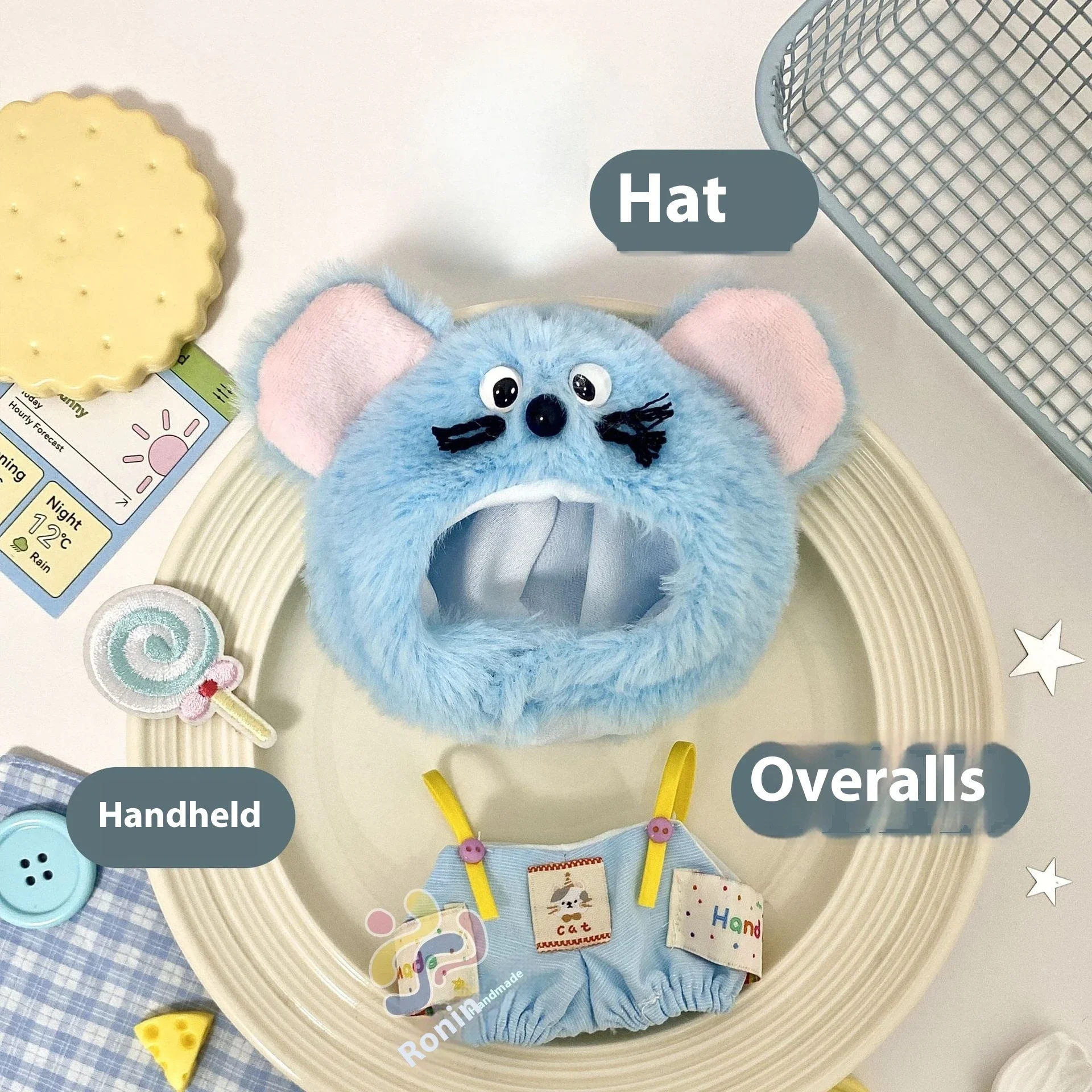 เสื้อผ้าสำหรับตุ๊กตา Labubu ขนาด 17 ซม. น่ารัก สไตล์คาวาอี้ ของขวัญ เสื้อผ้าเปลี่ยนได้ ของเล่นเสริม