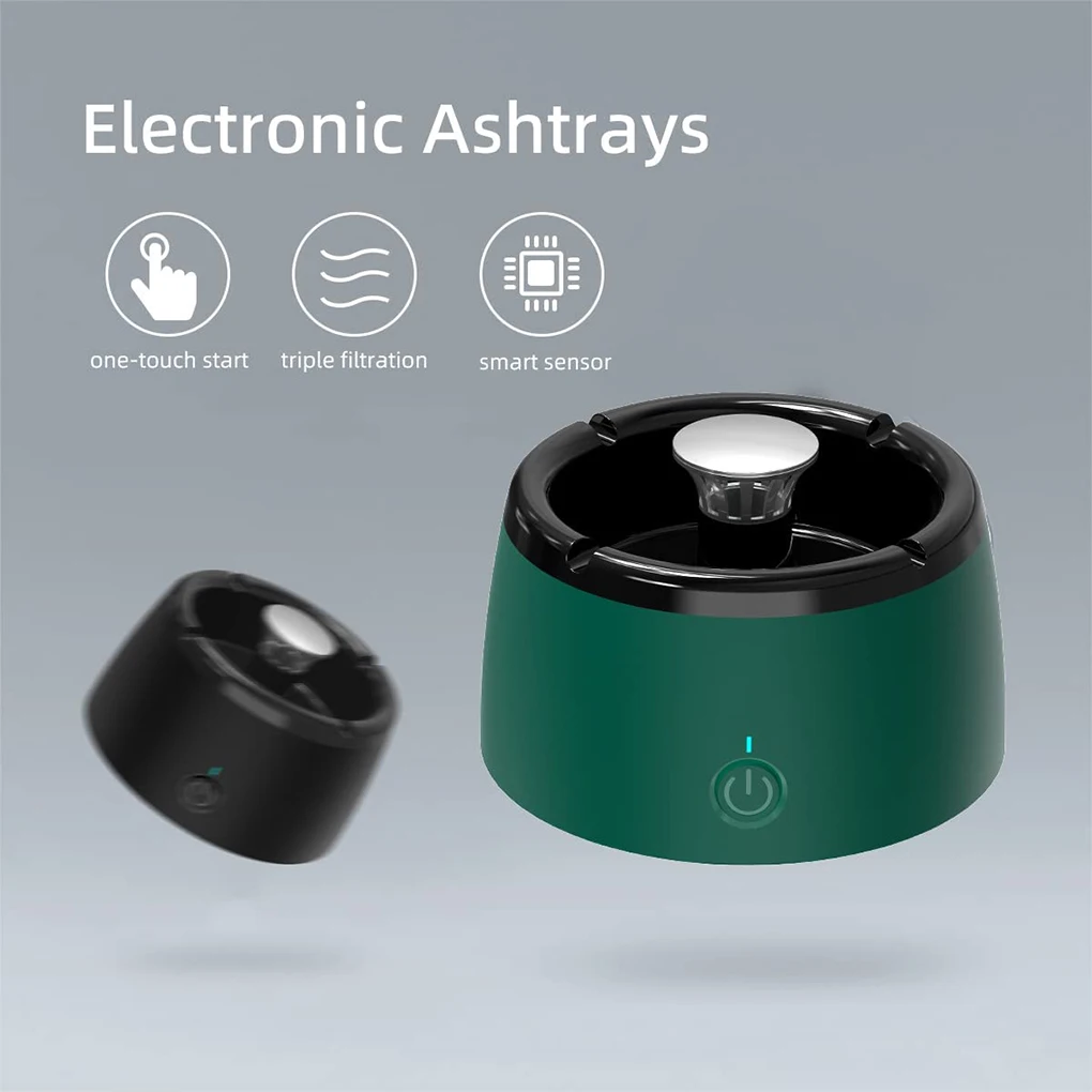 Ashtray Smokeless Negative Purification Ashtrays Low Noise Filter Husbands