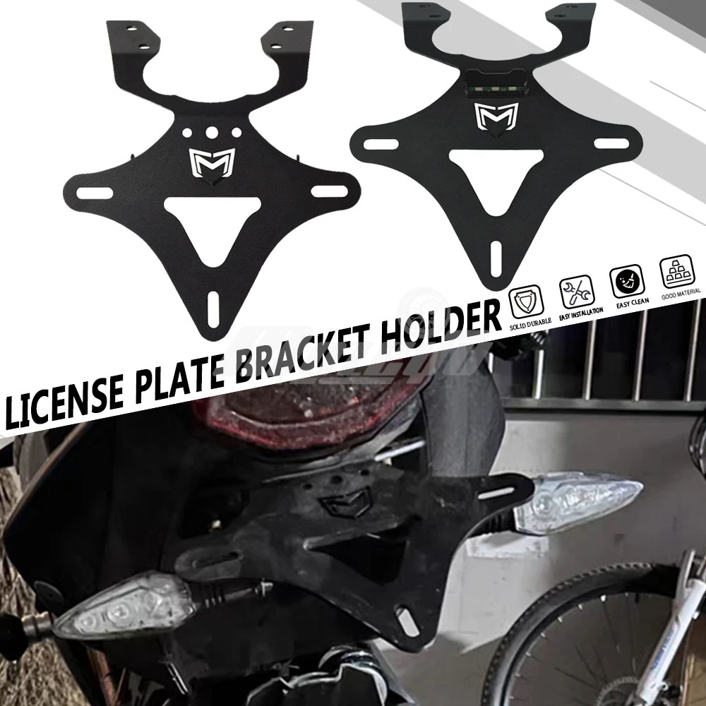For Benelli BN300 TNT300 2015 2016 2017 2018 Motorcycle Registration Plate Holder Fender Eliminator LED License Plate Bracket
