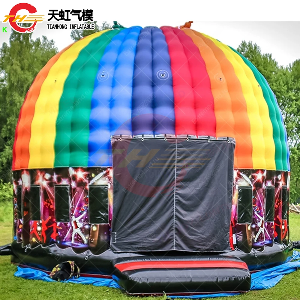 5x4m Commercial Inflatable Dance Dome Disco Bouncer Bounce House for Party Dancing with Blower