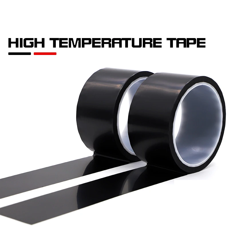 Black Kapton Tape Insulation Voltage Resistant Matte Shading High Temperature Resistant Polyimide Adhesive Tape