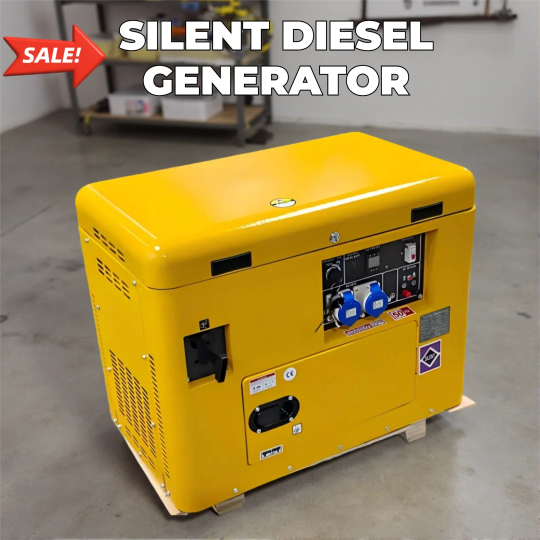 CNMC 3KW 5KW 7KW 8KW 10KW Silent Diesel Generators 110V 220V 380V 50HZ 60HZ Generator Diesel Generators for Home Electricity