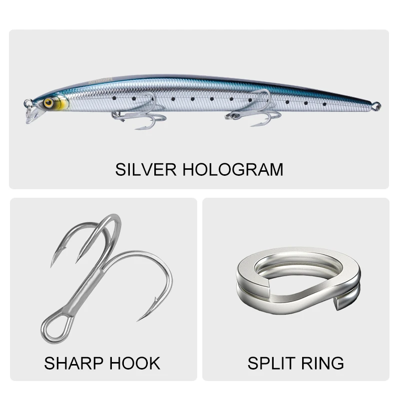 Kingdom Minnow Fishing Lure Floating 14.5g/19g/29g/ 33g Swimbait Fishing Wobbler For Trolling Seabass Carp Pesca
