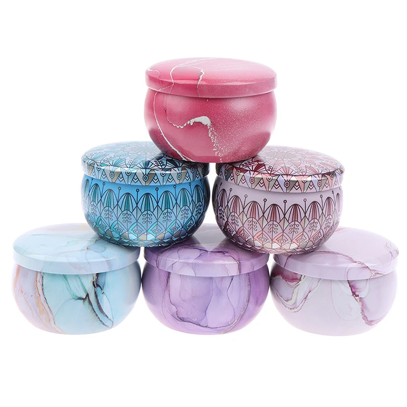 Candle Tin Jars DIY Candle Making kit Holder Storage Case For Dry Spices Sweets