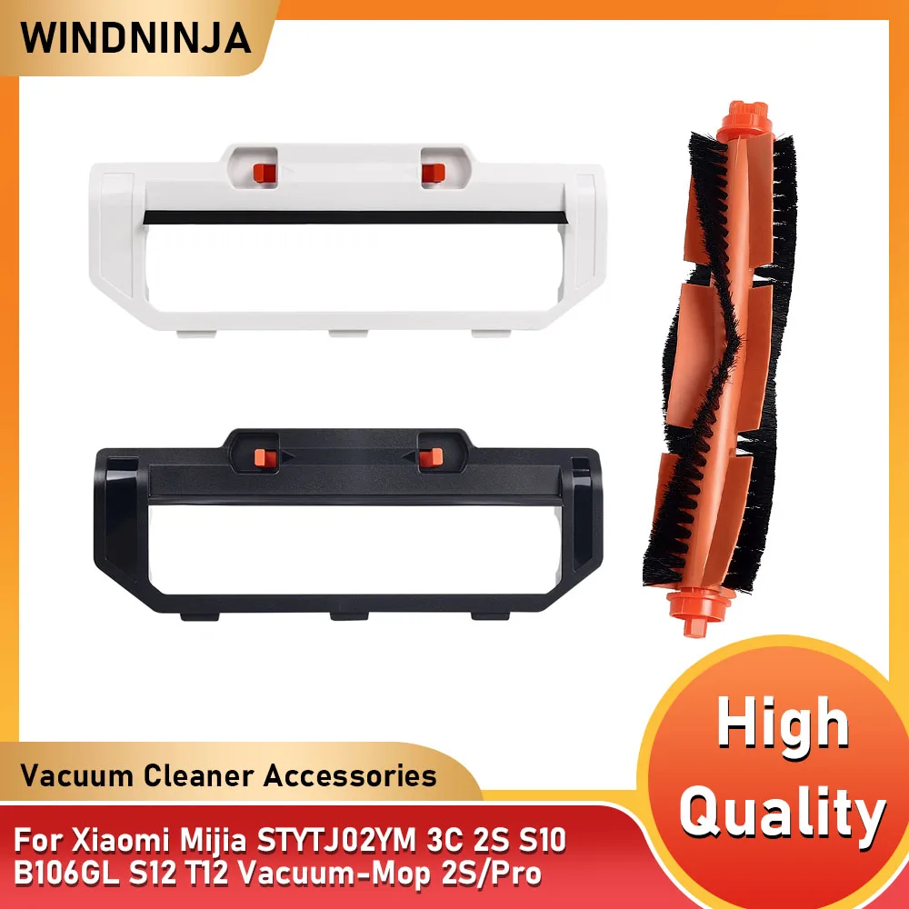 

Main Brush And Cover For Xiaomi Mijia STYTJ02YM 3C 2S S10 B106GL S12 T12/Mop 2S/Pro Sweeping Robot Vacuum Cleaner Spare Part