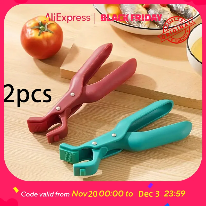

Silicone Heat-Resistant Multi-Function Clip - Non-Slip for Lifting Plates, Bowls & Trays | Kitchen Must-Have