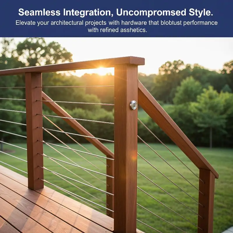 Stainless Steel Cable Railing Beveled Washer 30 Degree 1/4