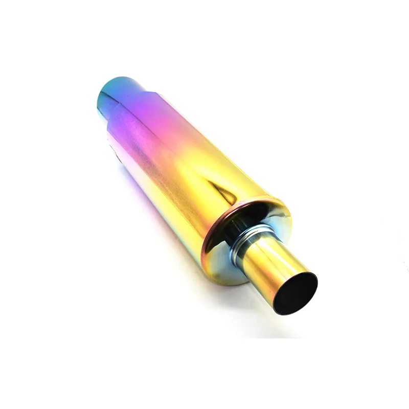 

Accessories and ToolsCar Modification Straight Row Colorful High-end High-quality Stainless Steel Muffler Universal Exhaust Pipe