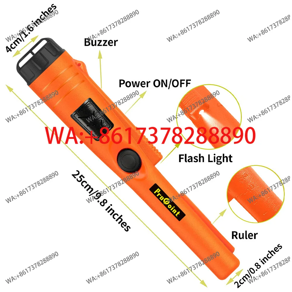 New IP67 Waterproof Handheld Metal Detector Outdoor Archaeological Treasure Detector Security Detector