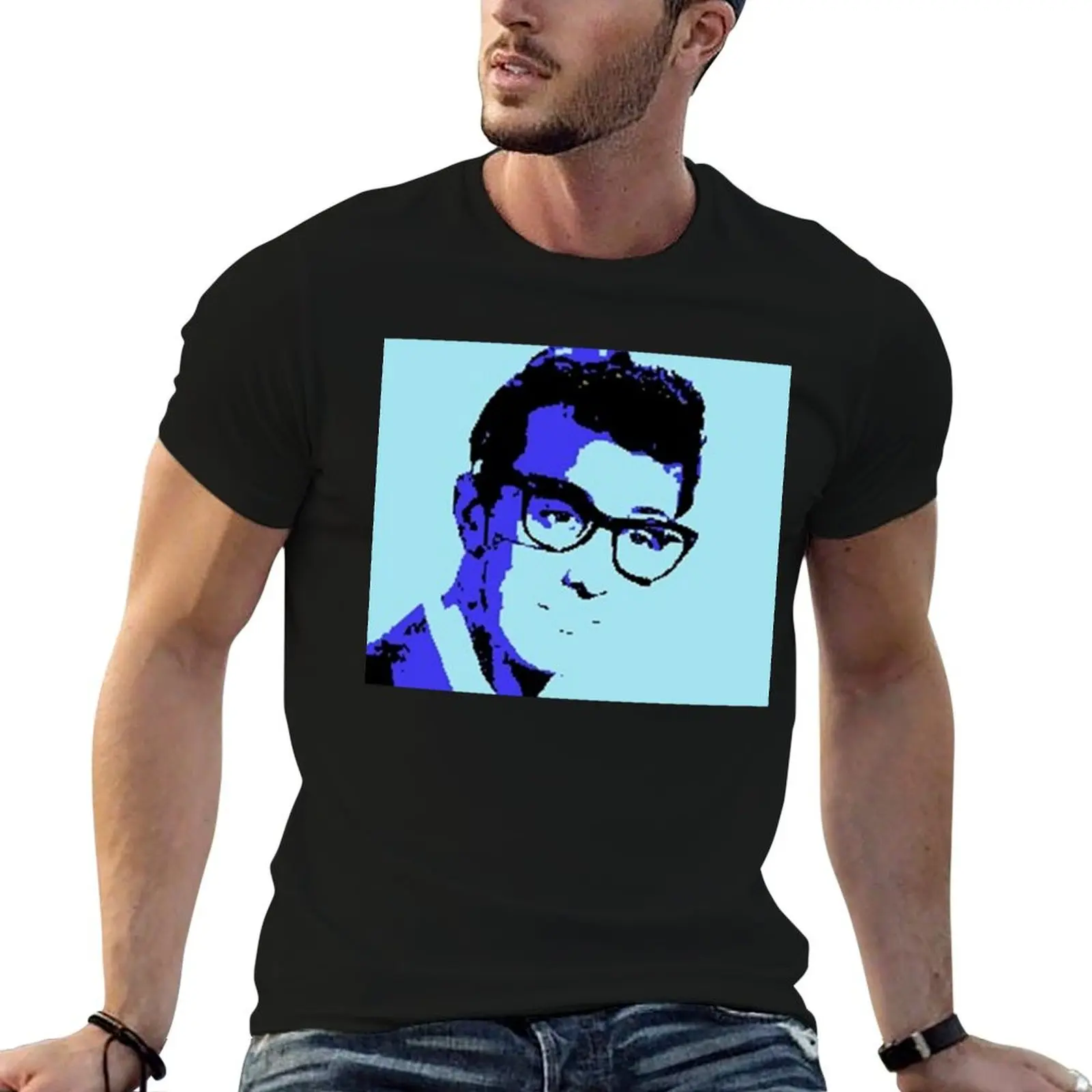 buddy holly T-Shirt cute clothes street wear cotton graphic tees mens designer t shirt