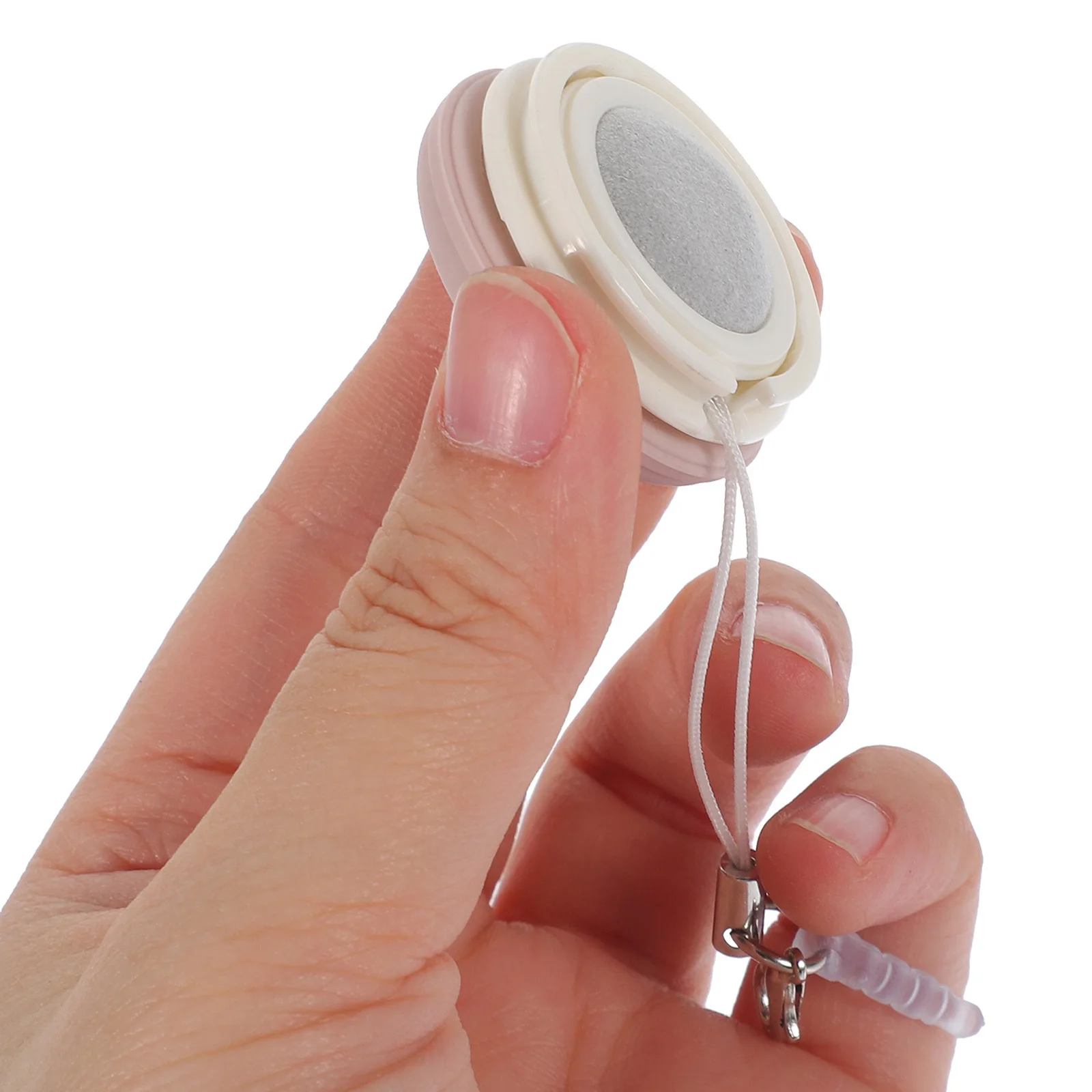 2 قطعة منظف الشاشة المستديرة مسح للهاتف سيليكون أداة تنظيف المحمول المحمولة مقاومة للخدش قلادة التبعي